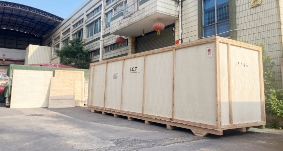 Packaging of reflow oven تغليف الفرن الثابت