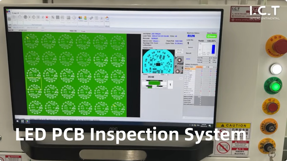 LED PCB Inspection System نظام فحص ثنائي الفينيل متعدد الكلور LED