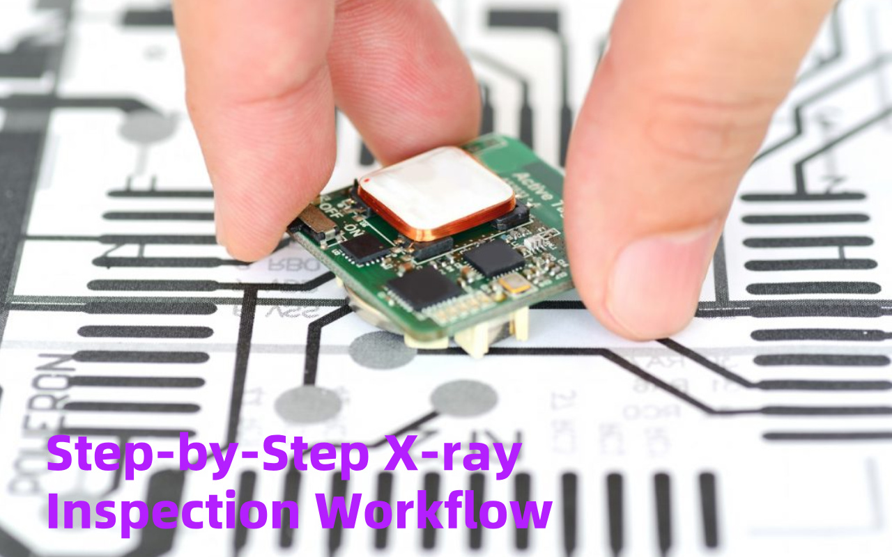 6. Step-by-Step X-ray Inspection Workflow 6. سير عمل الفحص بالأشعة السينية خطوة بخطوة