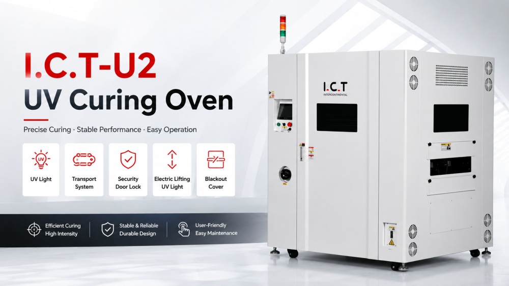 I.C.T UV Curing Oven فرن المعالجة بالأشعة فوق البنفسجية لتكنولوجيا المعلومات والاتصالات
