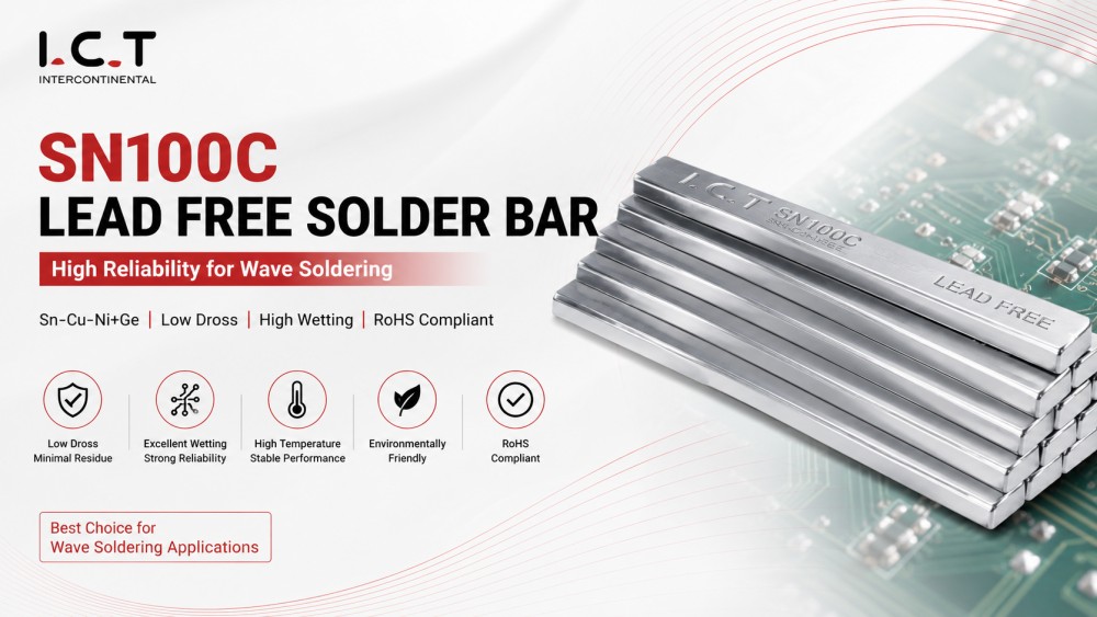 SN100C Lead Free Solder Bar SN100C شريط لحام خالي من الرصاص