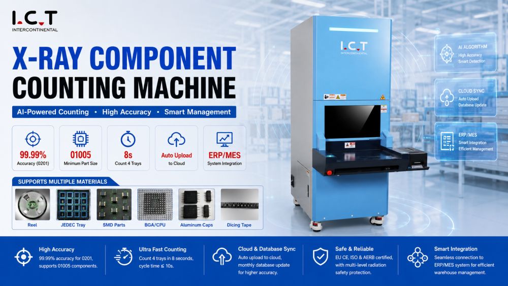 I.C.T X-Ray Component Counting Machine آلة عد مكونات الأشعة السينية لتكنولوجيا المعلومات والاتصالات