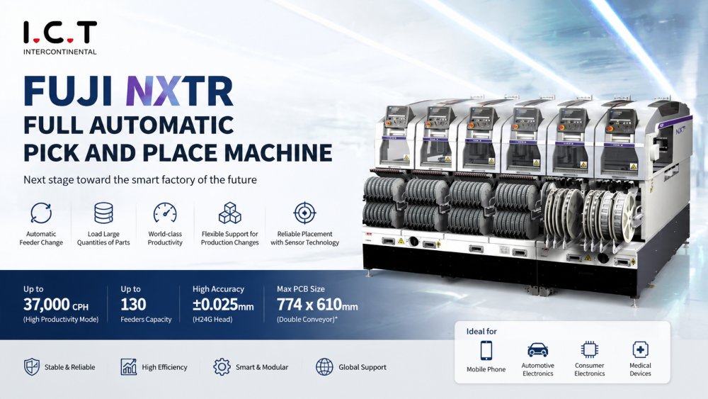 FUJI NXTR Full Automatic Pick And Place Machine ماكينة فوجي NXTR الأوتوماتيكية الكاملة للالتقاط والوضع