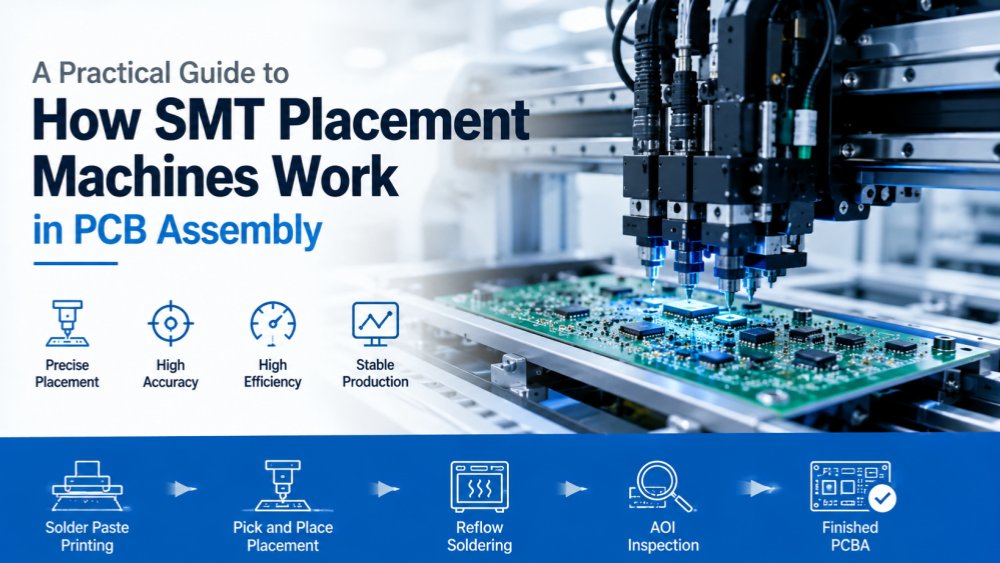How SMT Placement Machines Work كيف تعمل آلات التنسيب SMT