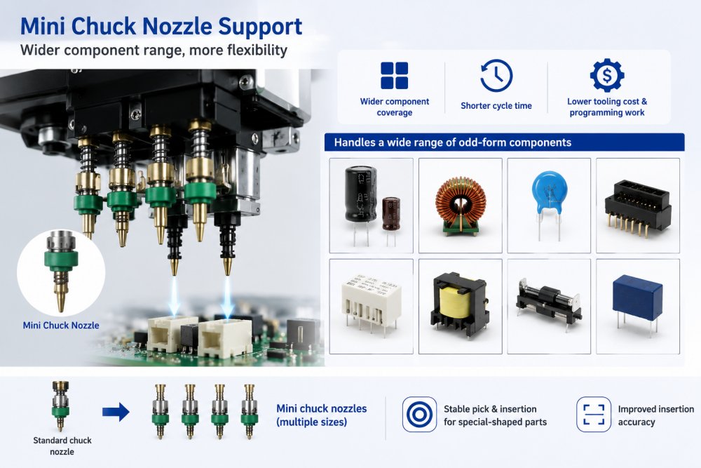 Mini Chuck Nozzle Support دعم فوهة تشاك الصغيرة