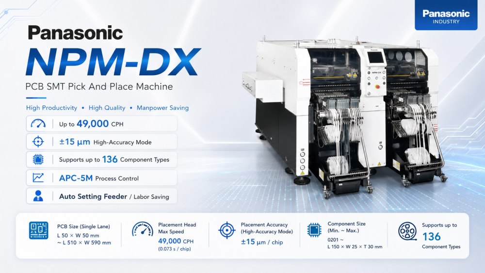 NPM-DX Panasonic Pcb Smt Pick And Place Machine NPM-DX Panasonic PCB SMT Pick and Place Machine