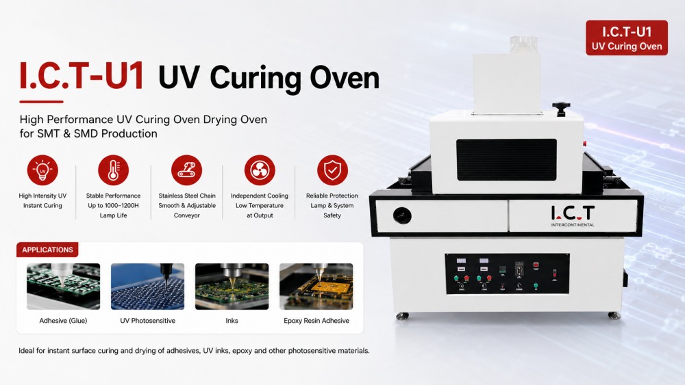 I.C.T-U1 UV Curing Oven ICT-U1 UV المعالجة الفرن