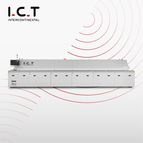 I.C.T-L12 |تخصيص 12 منطقة فرن إنحسر لحام فرن إنحسر النيتروجين LED