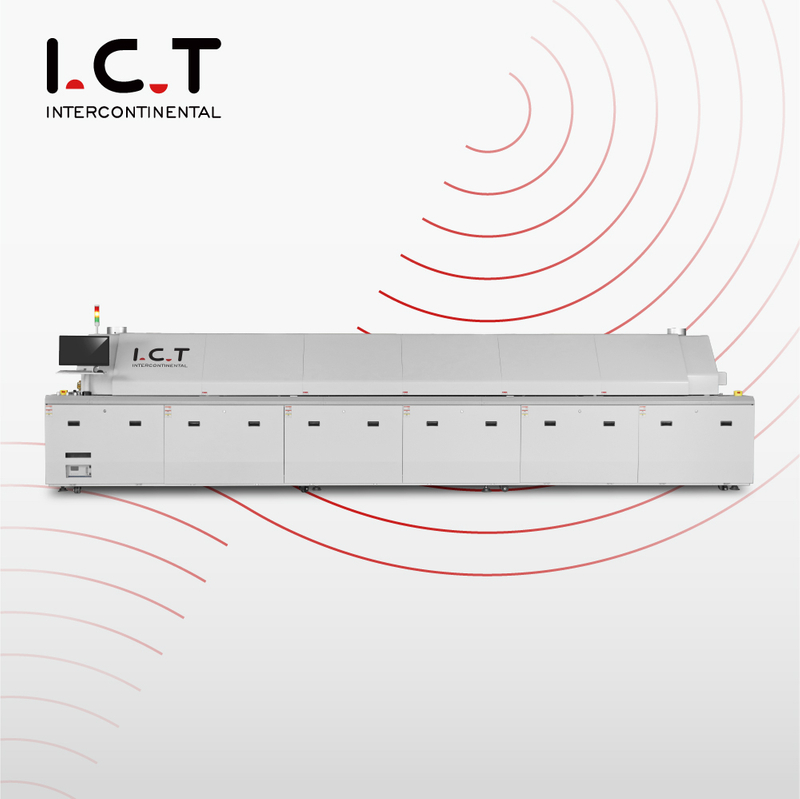 آي سي تي-L24 |آلة فرن إنحسر PCB SMT احترافية مخصصة بـ 24 منطقة