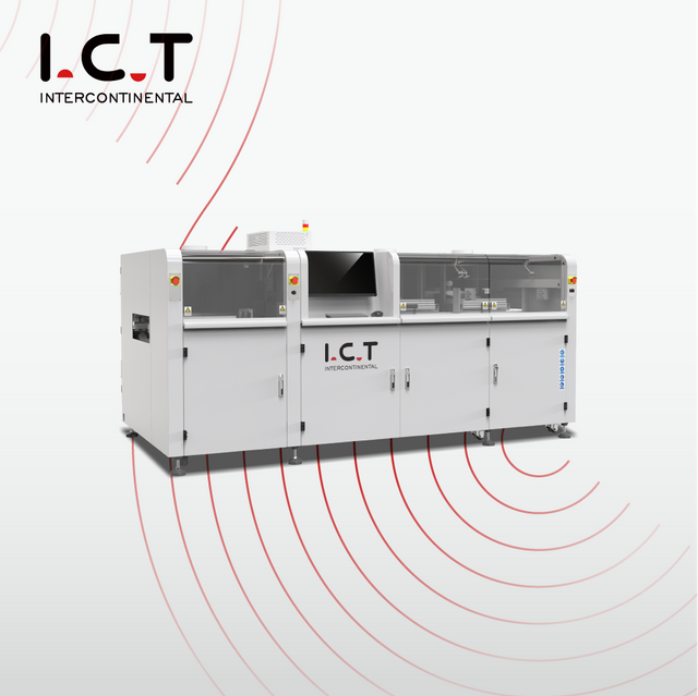 I.C.T-SS550 |آلة لحام الموجة الانتقائية الكاملة عبر الإنترنت 