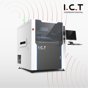 طابعة لصق إطار شاشة SMT LED أوتوماتيكية بالكامل عبر الإنترنت طراز ICT-6534