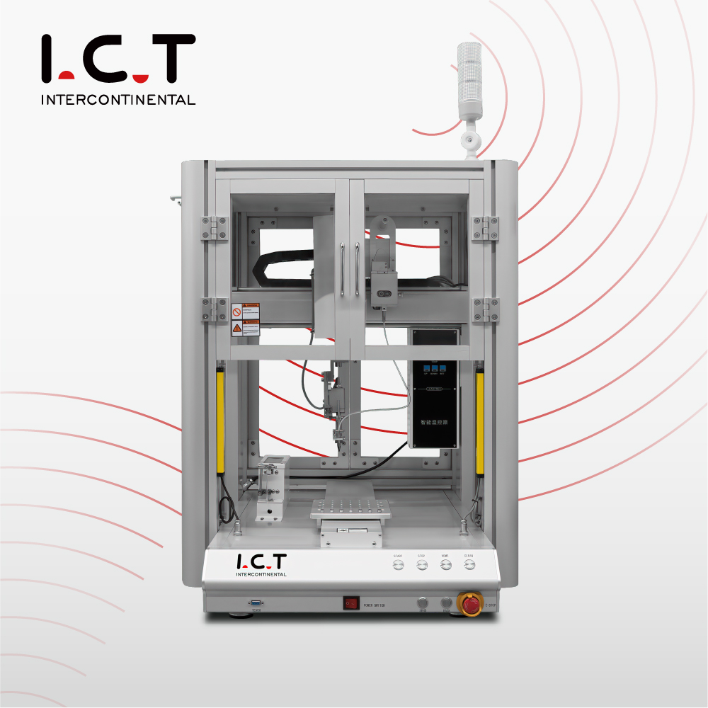 I.C.T-SR530 |محطة روبوت لحام xyz بالليزر الأوتوماتيكية لسطح المكتب للوحدة الكهروضوئية