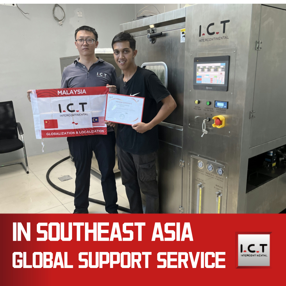 آي سي تي-6300 | آلة التنظيف عبر الإنترنت PCBA الأوتوماتيكية SMT