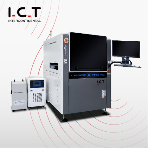 I.C.T-510 |آلة طباعة الملصقات بالليزر ثلاثية الأبعاد آلة الوسم بالليزر باللون الأخضر