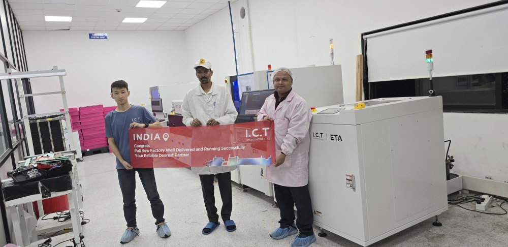 آلة خط تكنولوجيا المعلومات والاتصالات SMT في الهند