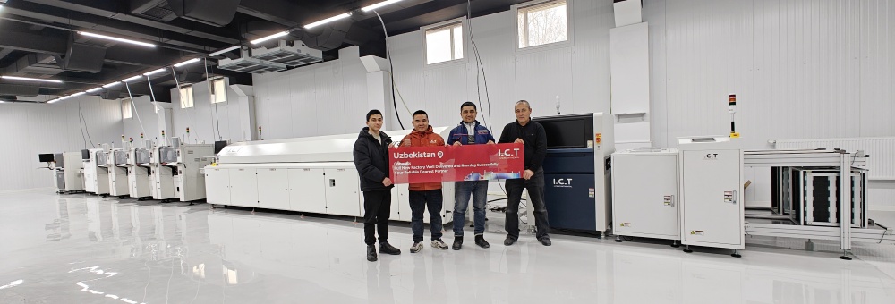 الدعم الفني لخط ICT SMT وDIP في أوزبكستان