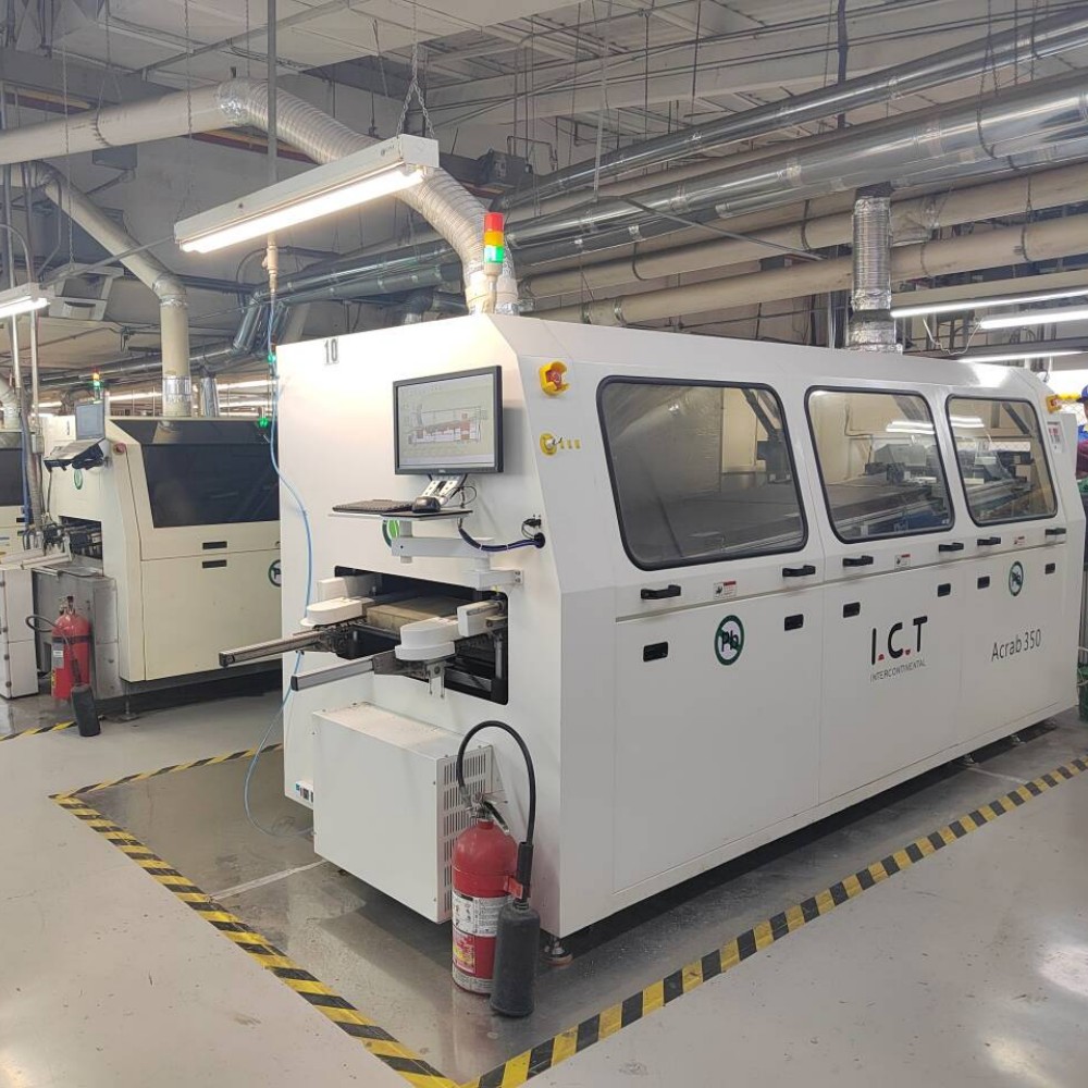 تكنولوجيا المعلومات والاتصالات | آلة لحام DIP شبه التلقائي آلة لحام موجة PCB سطح المكتب