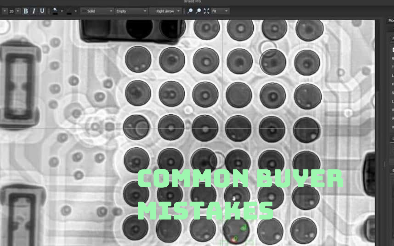 8. الأخطاء الشائعة التي يرتكبها المشترون عند اختيار نظام الأشعة السينية PCBA