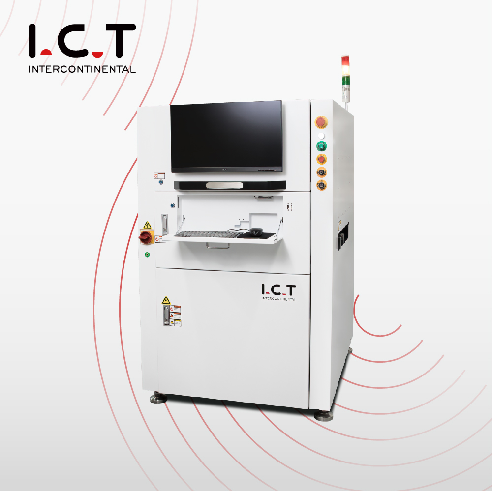 ICT-S400 آلة فحص عجينة اللحام SPI ثلاثية الأبعاد في SMT