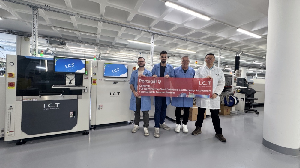 تسليم ناجح لتكنولوجيا المعلومات والاتصالات لحل خط SMT في Portugal.jpg