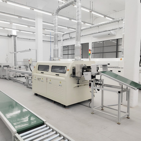 تكنولوجيا المعلومات والاتصالات | آلة لحام تراجع لمبادل حراري PCB موجة لحام آلة THT