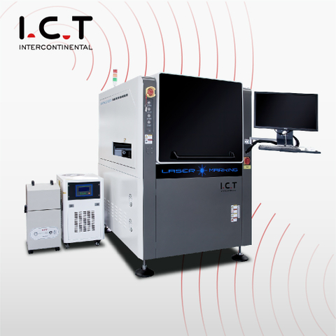 I.C.T-400 |آلة الوسم بالليزر UV CO2 للألياف