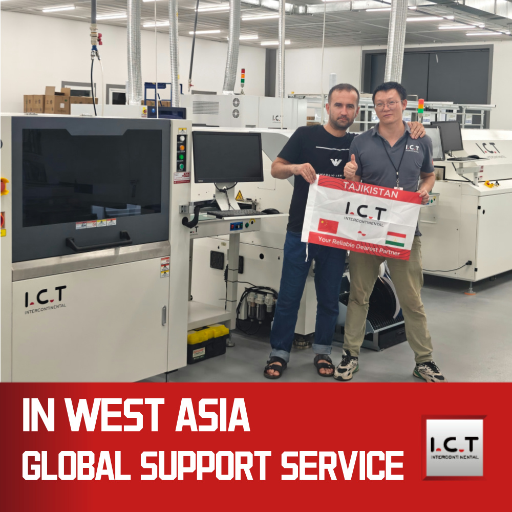 آي سي تي-6534 | آلة طباعة معجون اللحام SMT لتجميع ثنائي الفينيل متعدد الكلور