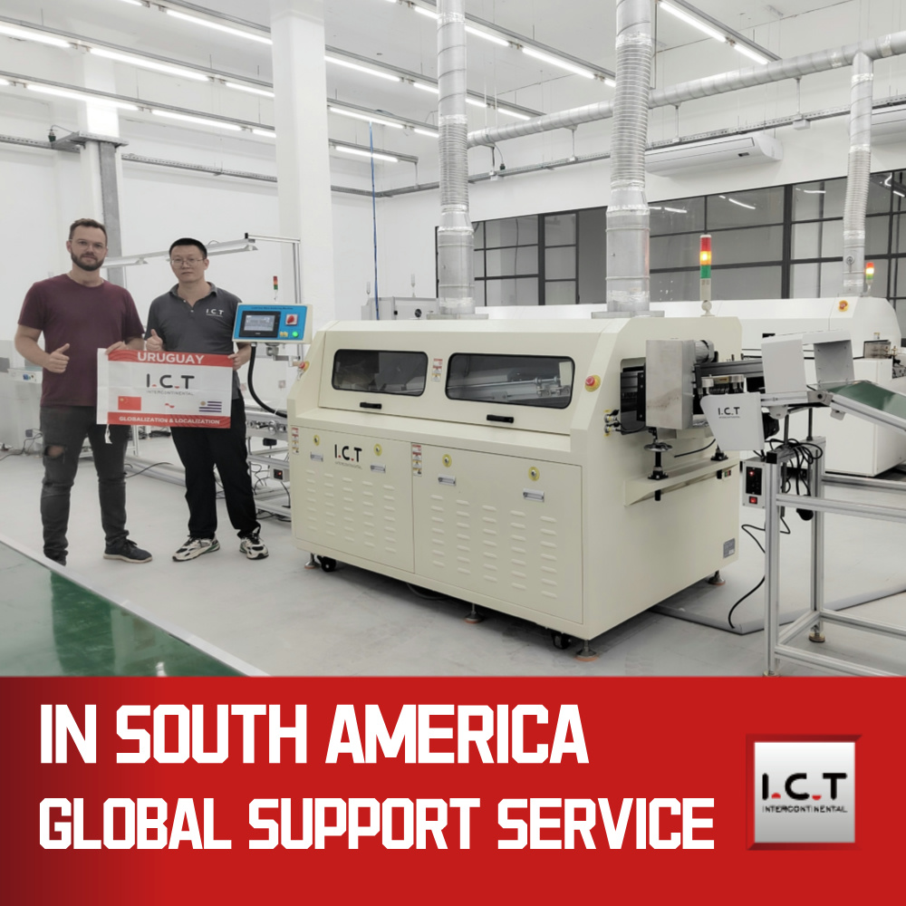 آلات لحام معدات لحام موجة ثنائي الفينيل متعدد الكلور ذات الكفاءة العالية