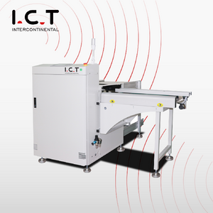 I.C.T LD-M |محمل ومفرغ مجلة SMT PCB بزاوية 90 درجة