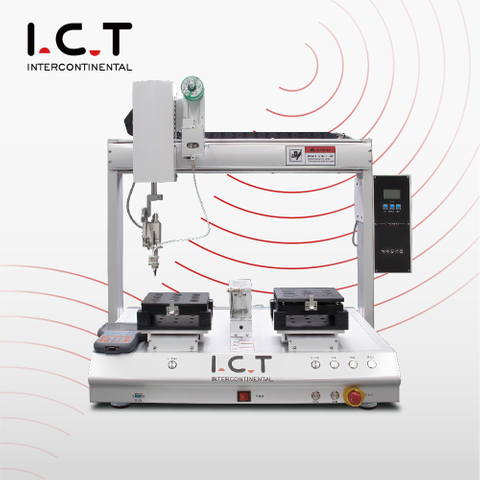 I.C.T-SR250D |آلة لحام روبوتية لسطح المكتب ذات 5 محاور Pcb Smd 