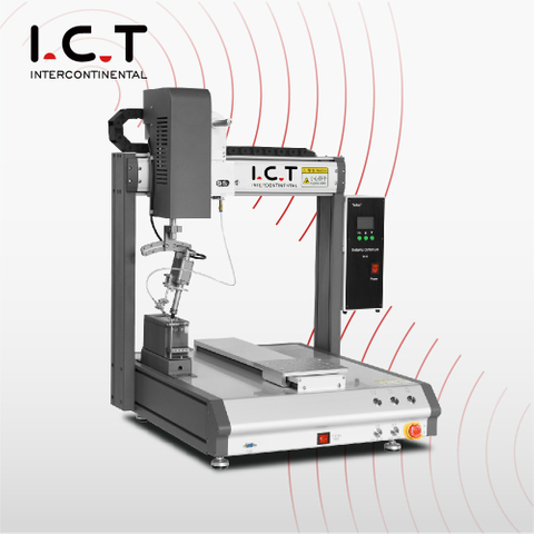 I.C.T-SR530 |محطة روبوت لحام xyz بالليزر الأوتوماتيكية لسطح المكتب للوحدة الكهروضوئية