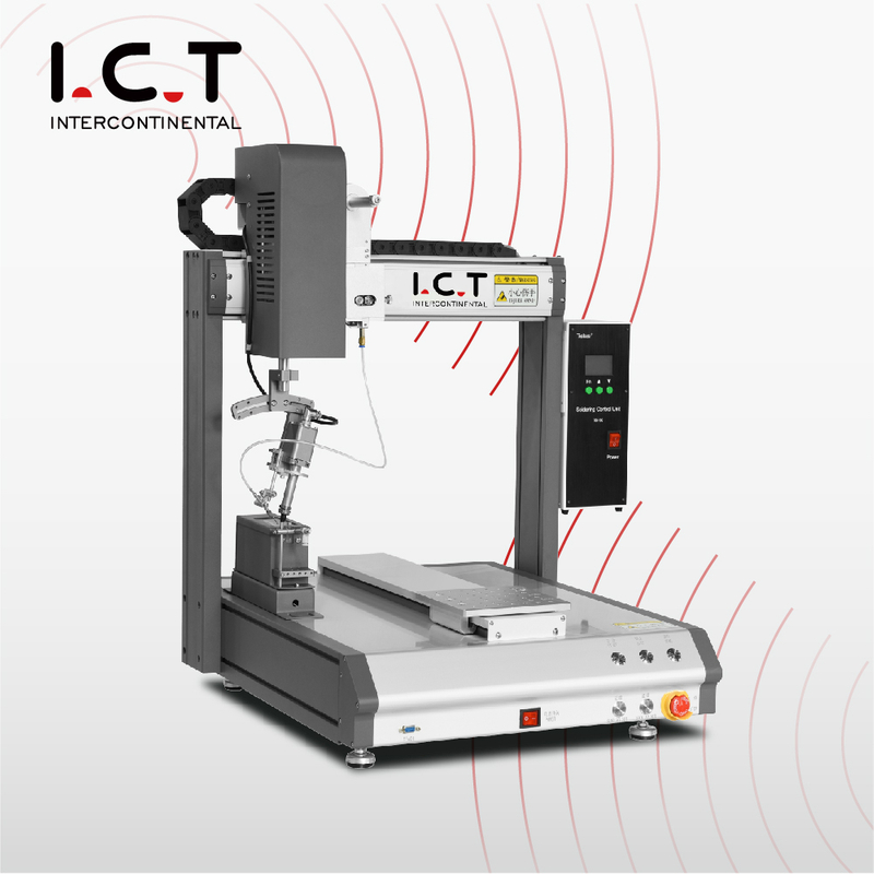 I.C.T-SR530 |محطة روبوت لحام xyz بالليزر الأوتوماتيكية لسطح المكتب للوحدة الكهروضوئية