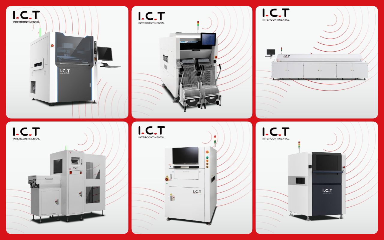 1 SMT Line with SMT Machine 03 1 خط SMT مع آلة SMT 03