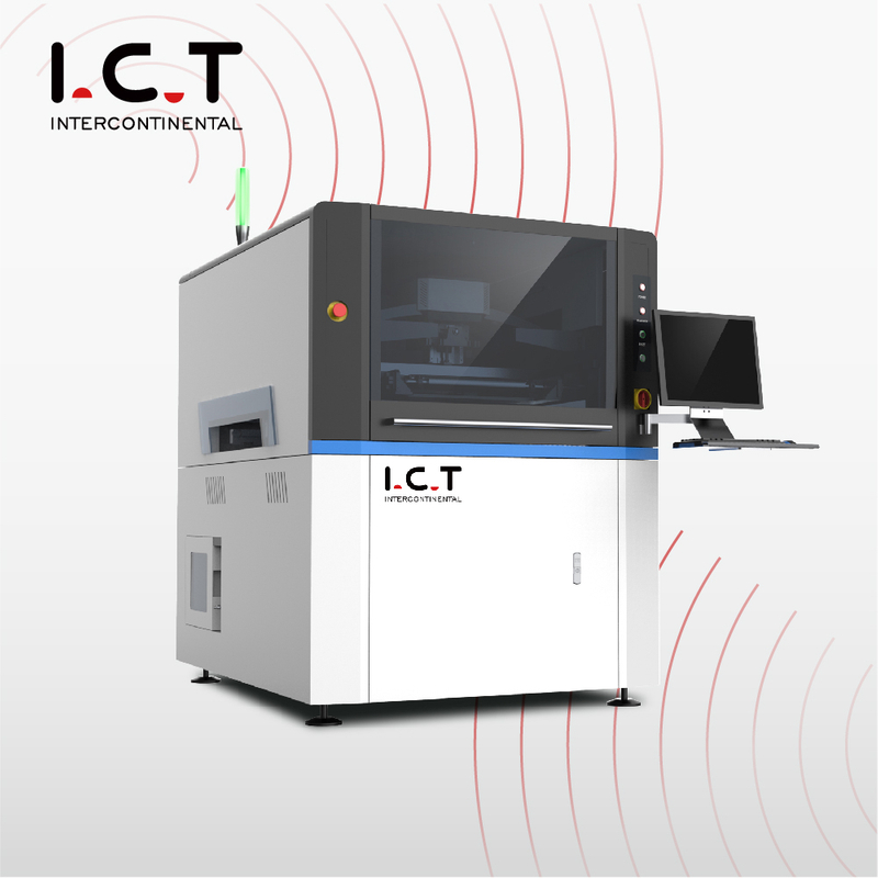 تكنولوجيا المعلومات والاتصالات |SMD اللحيم لصق التلقائي طابعة استنسل شاشة PCB آلة الطباعة