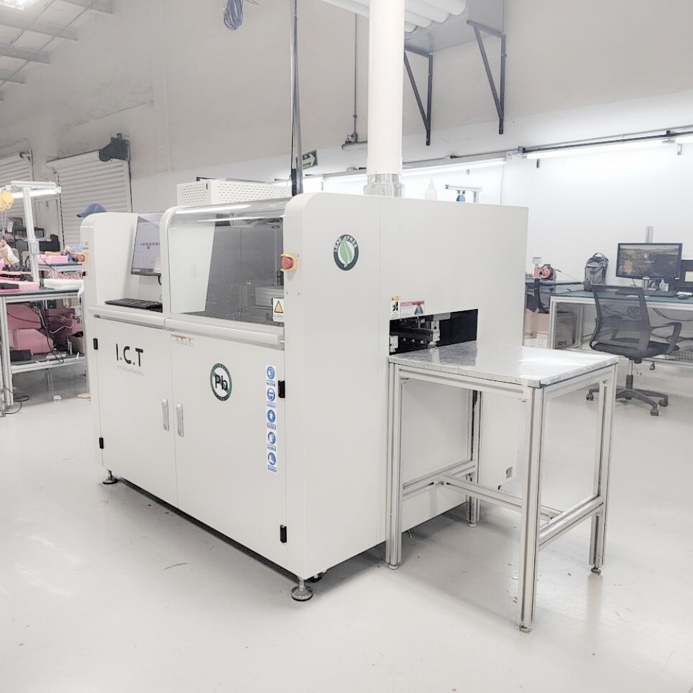 آي سي تي-SS550 | آلة لحام الموجة الانتقائية الكاملة عبر الإنترنت 