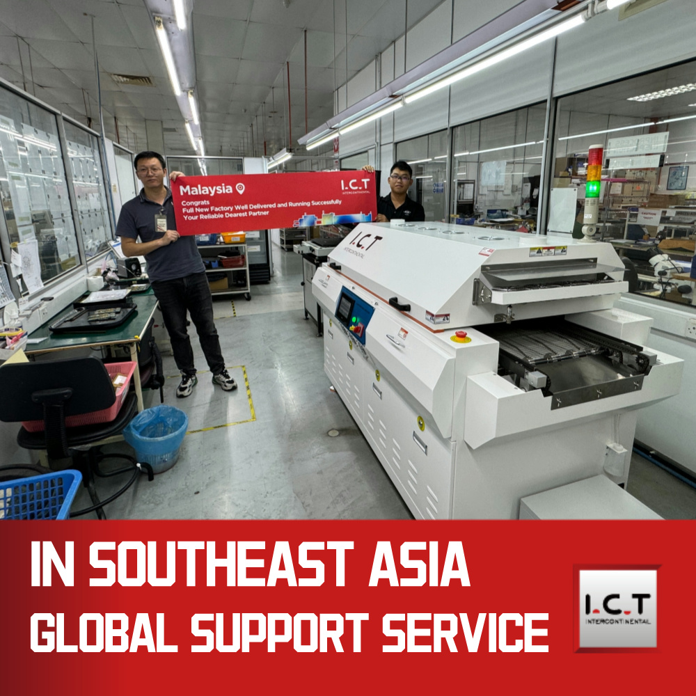 8 مناطق PCB SMT معدات فرن لحام إنحسر