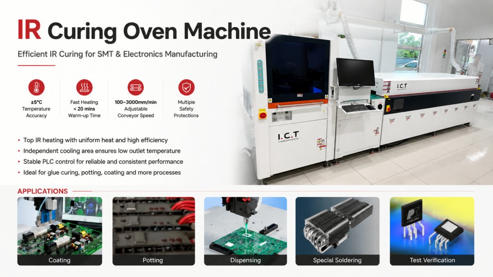 Application of IR Curing Oven تطبيق فرن المعالجة بالأشعة تحت الحمراء