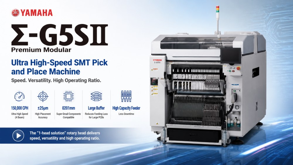 ياماها Σ-G5SⅡ SMT آلة الالتقاط والوضع