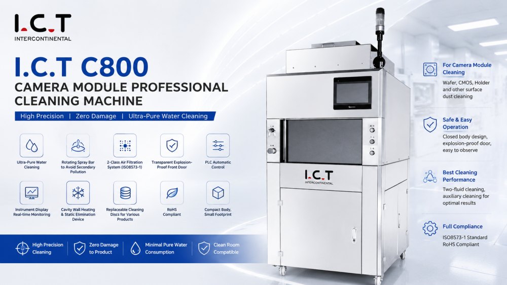 آلة تنظيف وحدة الكاميرا ICT-C800 