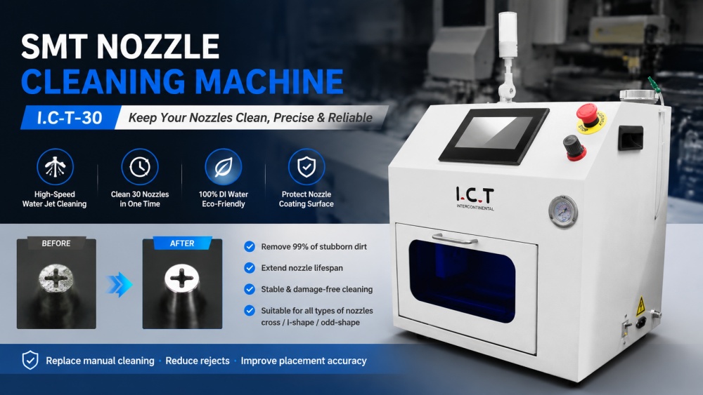 SMT Nozzles cleaning machine آلة تنظيف الفوهات SMT