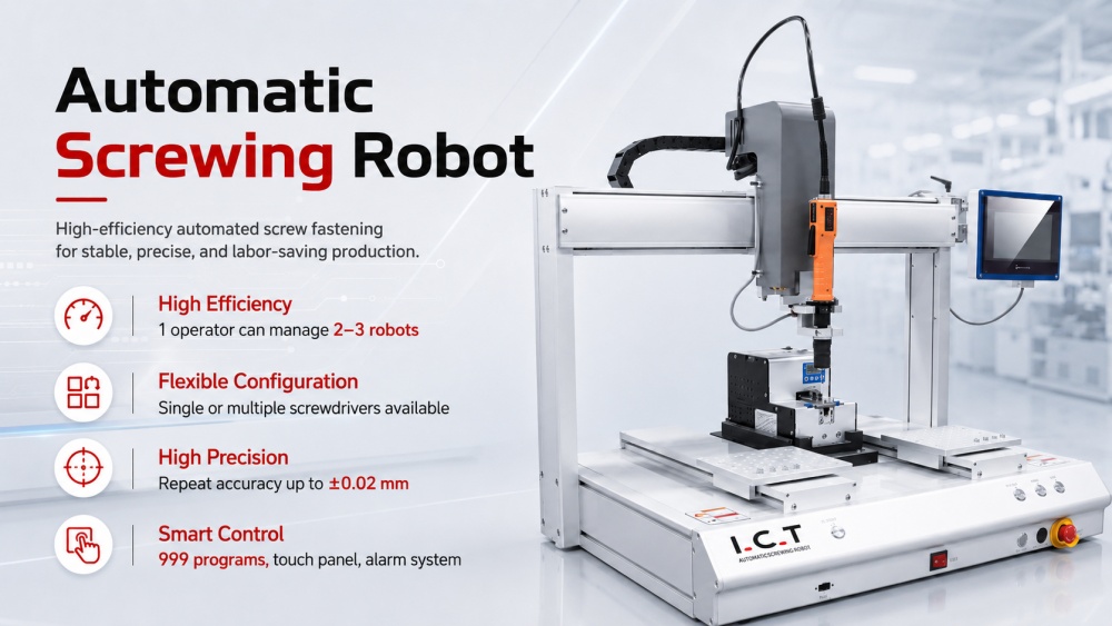 Automatic Screwing Robot روبوت الشد التلقائي